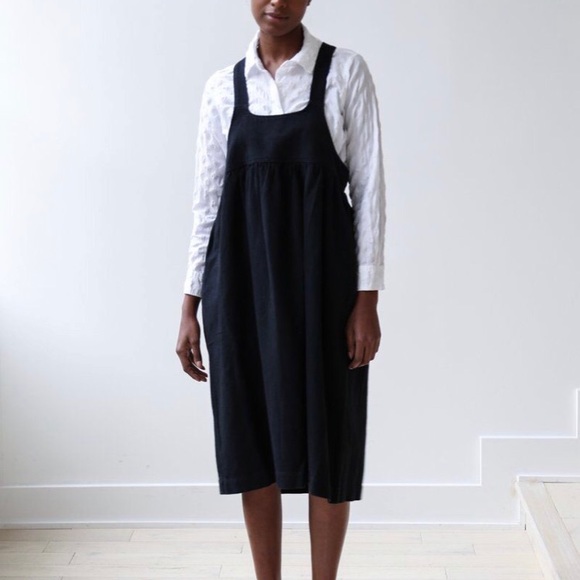Ichi Antiquities Dresses Ichi Antiquites Linen Apron